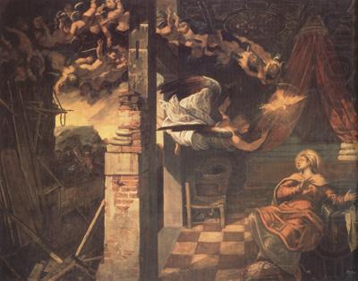 The Annunciation (nn03), Jacopo Robusti Tintoretto